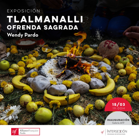 Concluye la exposición “Tlalmanalli. Ofrenda sagrada” en la Alianza Francesa de Puebla